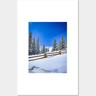 Mountain Fence Posters and Art